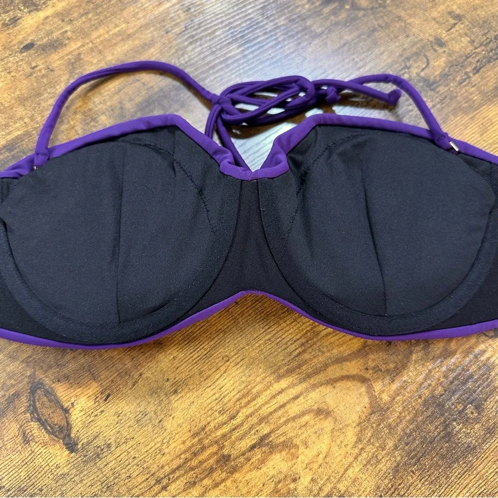 Victoria's Secret Very Sexy Bandeau Twist Bikini Top, Eggplant Purple, 34D